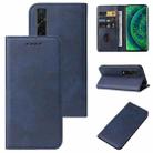 For OPPO Find X2 Pro Magnetic Closure Leather Phone Case(Blue) - 1