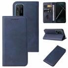 For OPPO K7x Magnetic Closure Leather Phone Case(Blue) - 1