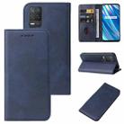 For Realme Q3i 5G Magnetic Closure Leather Phone Case(Blue) - 1