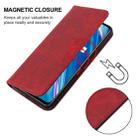 For Realme Q3i 5G Magnetic Closure Leather Phone Case(Red) - 5
