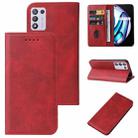 For Realme Q3t Magnetic Closure Leather Phone Case(Red) - 1