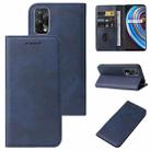 For Realme X7 / Q2 Pro Magnetic Closure Leather Phone Case(Blue) - 1