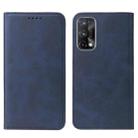 For Realme X7 / Q2 Pro Magnetic Closure Leather Phone Case(Blue) - 2