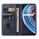 For Realme X7 / Q2 Pro Magnetic Closure Leather Phone Case(Blue) - 3