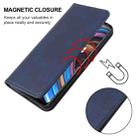 For Realme X7 / Q2 Pro Magnetic Closure Leather Phone Case(Blue) - 5