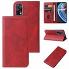 For Realme X7 / Q2 Pro Magnetic Closure Leather Phone Case(Red) - 1