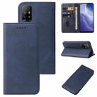 For OPPO Reno5 Z Magnetic Closure Leather Phone Case(Blue) - 1