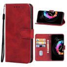 For Motorola Edge 30 Neo Leather Phone Case(Red) - 1