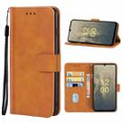 For Nokia C31 Leather Phone Case(Brown) - 1