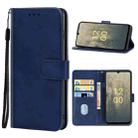 For Nokia C31 Leather Phone Case(Blue) - 1