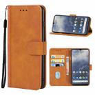 For Nokia G60 Leather Phone Case(Brown) - 1