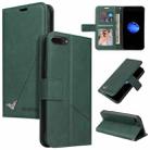 GQUTROBE Right Angle Leather Phone Case For iPhone 7 Plus / 8 Plus(Green) - 1