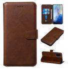 For Galaxy S20 Classic Calf Texture Magnetic Attraction Horizontal Flip Leather Case with Stand & Card Slots & Wallet Function(Brown) - 1
