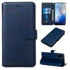 For Galaxy S20 Classic Calf Texture Magnetic Attraction Horizontal Flip Leather Case with Stand & Card Slots & Wallet Function(Blue) - 1