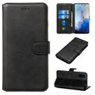 For Galaxy S20 Classic Calf Texture Magnetic Attraction Horizontal Flip Leather Case with Stand & Card Slots & Wallet Function(Black) - 1