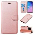 For Galaxy S20 Ultra Classic Calf Texture Magnetic Attraction Horizontal Flip Leather Case with Stand & Card Slots & Wallet Function(Rose Gold) - 1