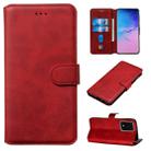 For Galaxy S20 Ultra Classic Calf Texture Magnetic Attraction Horizontal Flip Leather Case with Stand & Card Slots & Wallet Function(Red) - 1