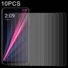 For T-Mobile REVVL 6 Pro 5G 10 PCS 0.26mm 9H 2.5D Tempered Glass Film - 1