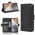 For Motorola Moto G32 Skin Feel Calf Texture Card Slots Leather Phone Case(Black) - 1