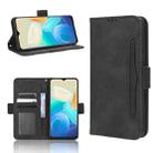For vivo Y77 5G Skin Feel Calf Texture Card Slots Leather Phone Case(Black) - 1