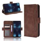 For Infinix Note 12 VIP Skin Feel Calf Texture Card Slots Leather Phone Case(Brown) - 1