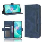 For Infinix Note 12i Skin Feel Calf Texture Card Slots Leather Phone Case(Blue) - 1