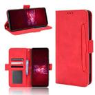 For ASUS ROG Phone 6 / 6 Pro Skin Feel Calf Texture Card Slots Leather Phone Case(Red) - 1