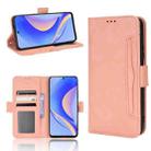 For Huawei nova Y90 Skin Feel Calf Texture Card Slots Leather Phone Case(Pink) - 1