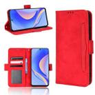 For Huawei nova Y90 Skin Feel Calf Texture Card Slots Leather Phone Case(Red) - 1