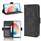 For Honor X40i Skin Feel Calf Texture Card Slots Leather Phone Case(Black) - 1