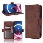 For ZTE Nubia Red Magic 7S Pro Skin Feel Calf Texture Card Slots Leather Phone Case(Brown) - 1