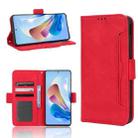 For ZTE Nubia Z40S Pro Skin Feel Calf Texture Card Slots Leather Phone Case(Red) - 1