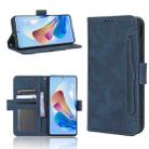 For ZTE Nubia Z40S Pro Skin Feel Calf Texture Card Slots Leather Phone Case(Blue) - 1