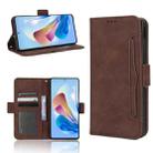 For ZTE Nubia Z40S Pro Skin Feel Calf Texture Card Slots Leather Phone Case(Brown) - 1