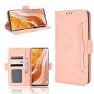 For ZTE Axon 40 Pro Skin Feel Calf Texture Card Slots Leather Phone Case(Pink) - 1