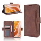 For ZTE Axon 40 Pro Skin Feel Calf Texture Card Slots Leather Phone Case(Brown) - 1