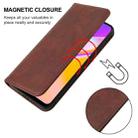 For OPPO A94 5G Magnetic Closure Leather Phone Case(Brown) - 5