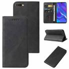 For OPPO AX7 Pro Magnetic Closure Leather Phone Case(Black) - 1