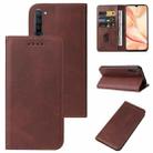 For OPPO Find X2 Lite Magnetic Closure Leather Phone Case(Brown) - 1