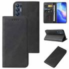 For OPPO Find X3 Neo Magnetic Closure Leather Phone Case(Black) - 1