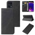 For OPPO Find X5 Pro Magnetic Closure Leather Phone Case(Black) - 1