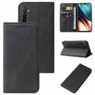 For OPPO K5 Magnetic Closure Leather Phone Case(Black) - 1