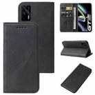 For Realme GT Neo Flash Magnetic Closure Leather Phone Case(Black) - 1