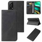 For Realme X7 Pro Ultra Magnetic Closure Leather Phone Case(Black) - 1
