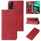 For Realme X7 Pro Ultra Magnetic Closure Leather Phone Case(Red) - 1