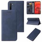 For Realme X50 Pro 5G Magnetic Closure Leather Phone Case(Blue) - 1
