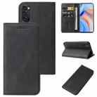 For OPPO Reno4 Pro 5G Magnetic Closure Leather Phone Case(Black) - 1