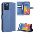 For Consumer Cellular ZMax 5G Diamond Texture Leather Phone Case(Blue) - 1