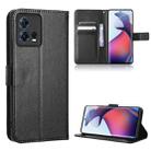 For Motorola Moto S30 Pro 5G Diamond Texture Leather Phone Case(Black) - 1