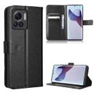 For Motorola Moto X30 Pro 5G / Edge 30 Ultra Diamond Texture Leather Phone Case(Black) - 1